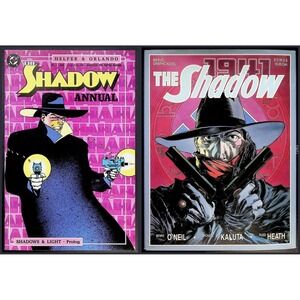 The Shadow Annual #1 & 1941 Marvel Graphic‎ Novel Comic Book Lot Helfer Orlando